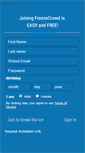 Mobile Screenshot of freezecrowd.com